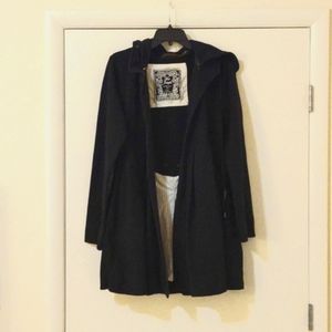 Black cotton dress jacket